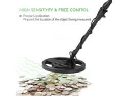 Detector De Metales Portátil Subterráneo Para Principiantes, Niños, Estudiantes, Buscadores De Oro Y Tesoros Con Bobina Impermeable.