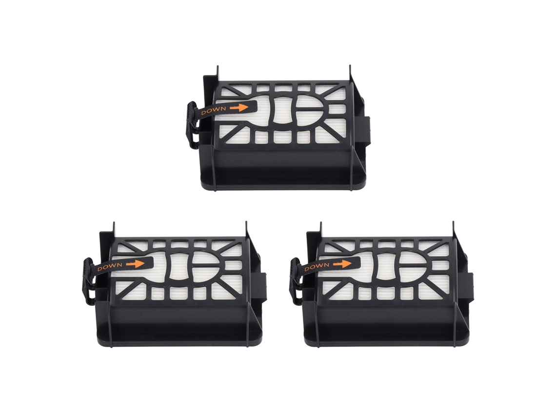 3 Filtros De Repuesto Para Aspiradora Robot Av2501ae Av2502ae Accesorios Negro
