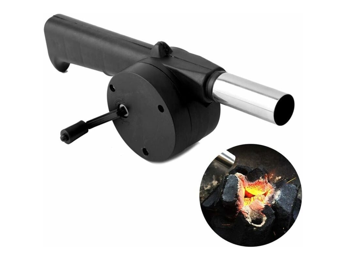 Ventilador Portátil Para Barbacoa, Soplador De Carbón, Herramienta De Cocina Para Acampar Y Picnics Al Aire Libre.