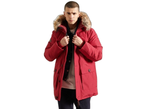Abrigo SUPERDRY Hombre (Multicolor - XL)
