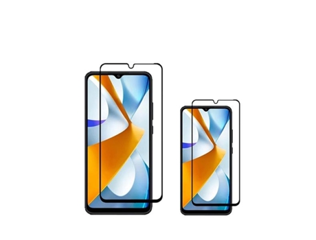 Conjunto de Protectores de Pantalla para Xiaomi Redmi A3 PHONECARE Vidrio Templado Negro (2un)