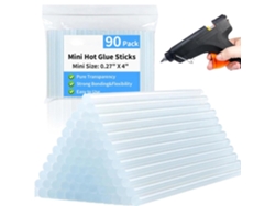 Mini Barras De Pegamento Termofusible 90 Unidades Fuerte Adhesi N Ideal Para Manualidades Decoraci Y Reparaci En M