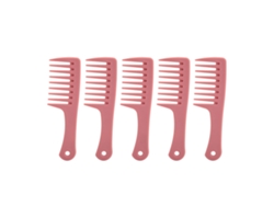 Vlrla-5pcs Anti Static Wide Tooth Cabelodressing Comb Conjunto