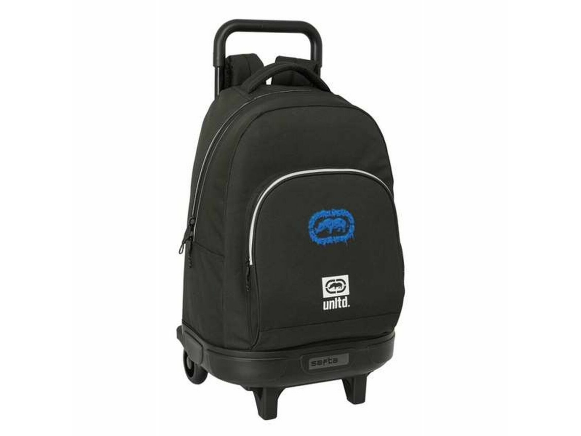 Mochila Escolar Eckō Unltd. Worldwide (negro - Poliéster 600d)