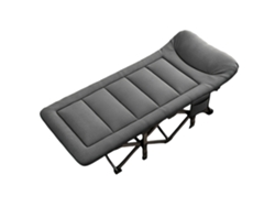 Silla de sol portátil de construcción robusta, color naranja OEM