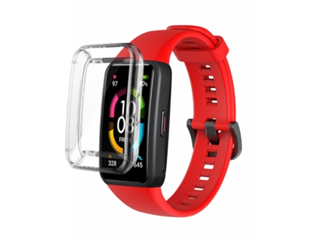 Correa de Silicona para Huawei Band 6 - tinto