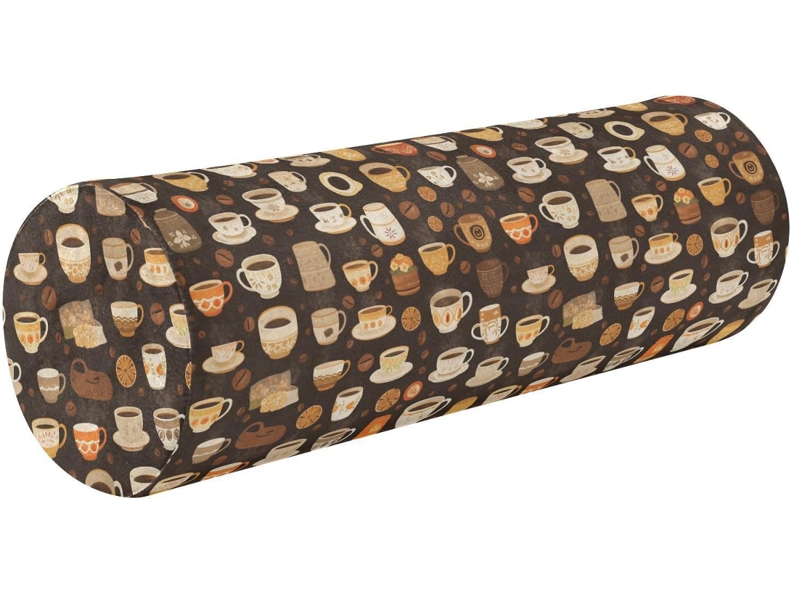 Almohada Cervical Cilíndrica Frodotgv Espuma Viscoelástica (poliéster) (espuma Viscoelástica). Soporte,