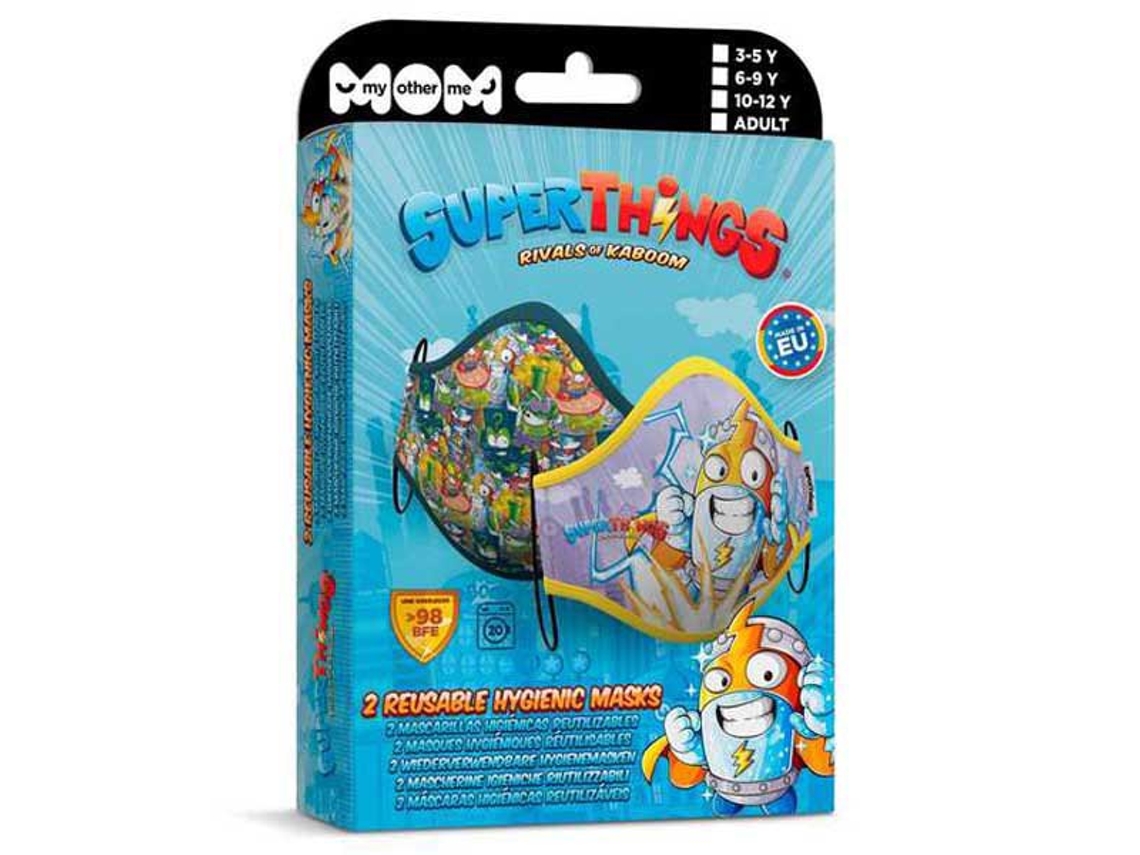 Máscara Higiênica Máscara Premium Super Zings 4 Unidades Júnior Colorido 6-9 Yearsviving Costumes