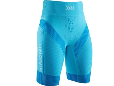 Pantalones Ajustados para Mujer X-BIONIC Malla Corta Effektor G2 Azul para Corrida (L)