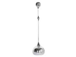 Candelabro decorativo en forma de C, fabricado en acero inoxidable 2026 para uso doméstico, escultura de mesa, acabado plateado.