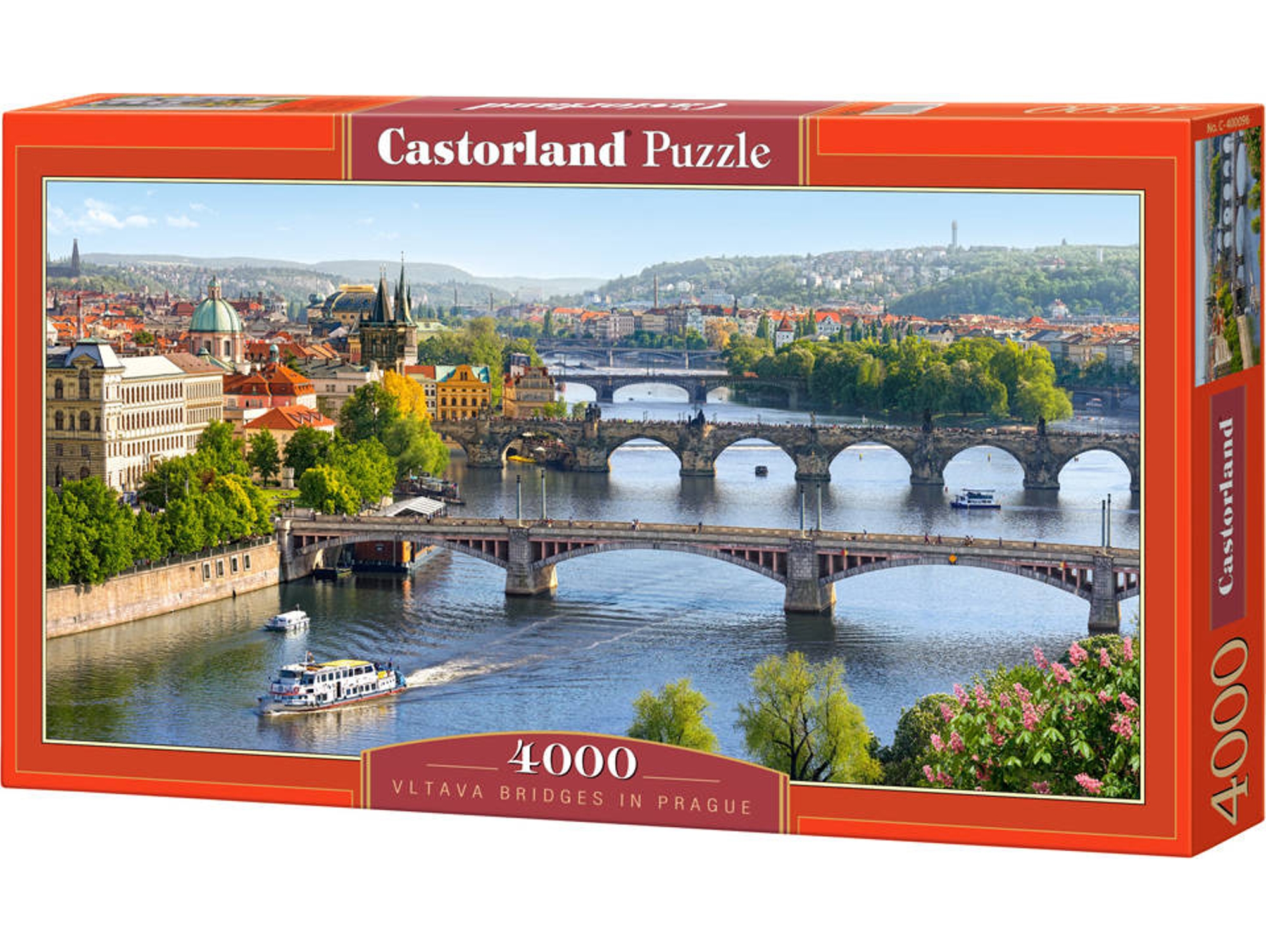 Puzzle CASTORLAND Vltava Bridges in Prague (4000 Piezas)