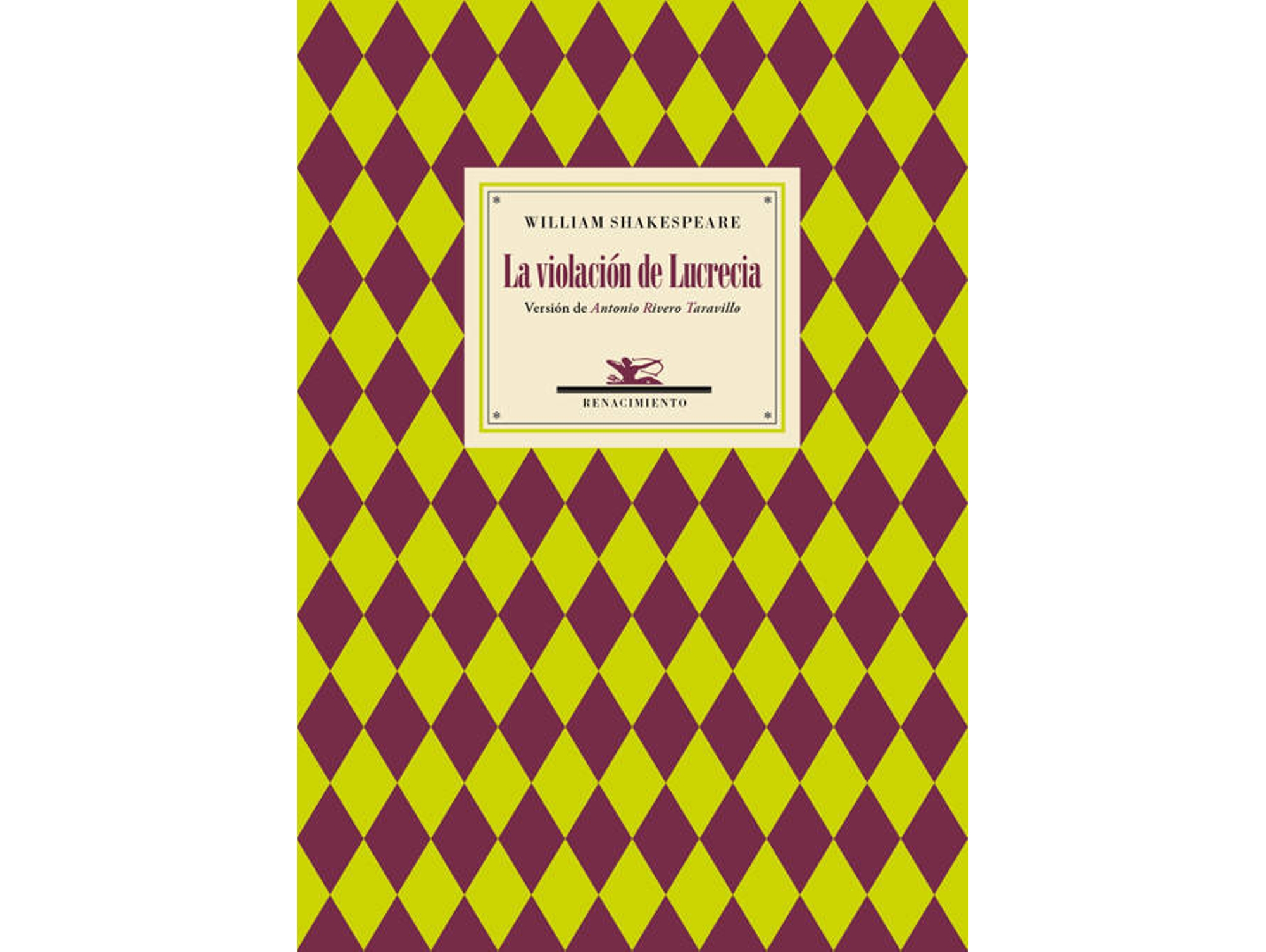 Libro La Violación De Lucrecia de William Shakespeare (Español)