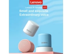 Caixa De Som Lenovo L01 Bt5.0 Sem Fio Portátil 53.6g Com Microfone Usb Ipx5 À Prova D'água Som Hifi Grave Profundo