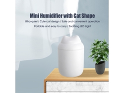 Umidificador Portátil Gato Ultra-silencioso Usb 220ml Luz Led 7 Cores Para Quarto Office Presente Natal Aniversário