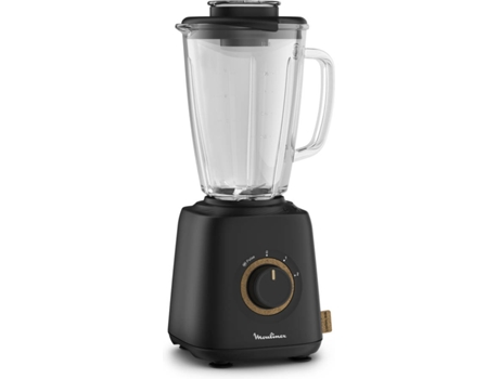Batidora de Vaso MOULINEX LM46EN10 Gama ECO Respect (800 W - 1.75 L - Negro)