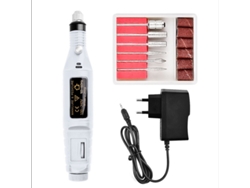 Taladro de uñas eléctrico portátil profesional, kit para uñas acrílicas, removedor de gel, limas para uñas de manos y pies, set de pedicura
