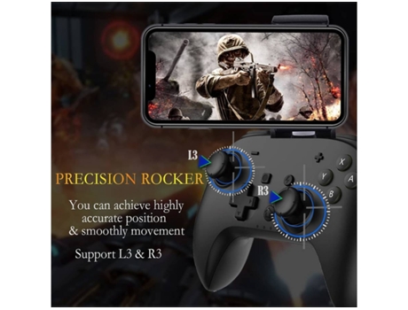 Megadream Mfi Gaming Control Joystick Iphone controlador Joypad con abrazadera ajustable para Ios 13,4 versión Iphone/Ipad Ipho YIZHOOD