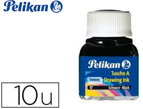 Tinta China Pelikan Frasco 10Ml. Sortido de 10 núcleos0