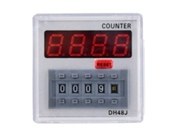 Contador Digital Dh48j-a Con Pantalla Led, Relé De Retardo De Tiempo, 1-999900, 11 Pines, 24 V Ca/cc