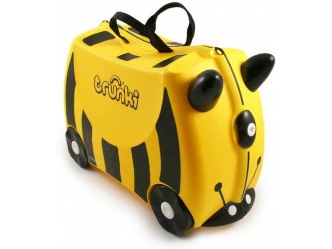 Maleta de Viaje Infantil TRUNKI Andador Abelha Amarela Amarillo