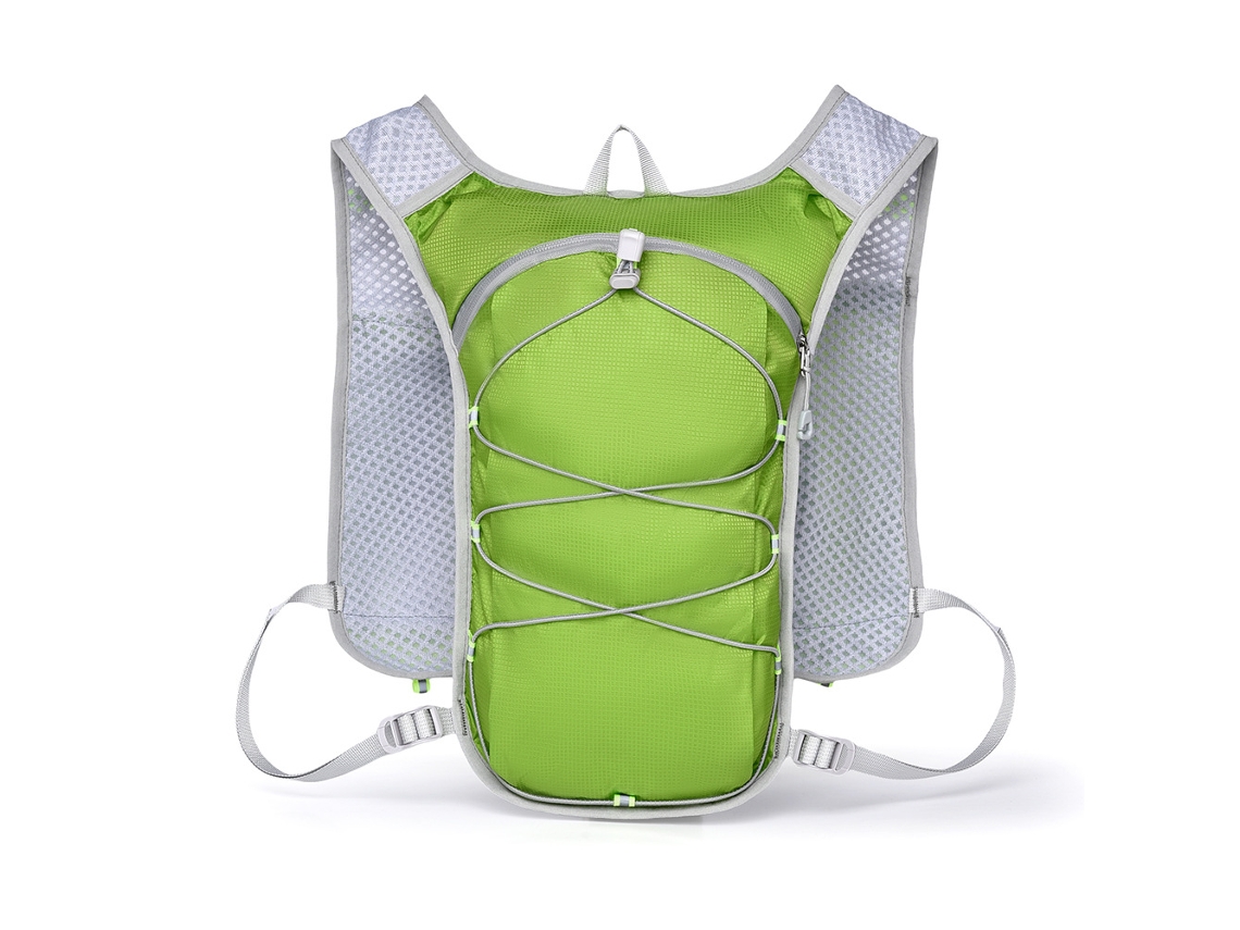 Mochila grande MDUG, ciclismo, montañismo, verde claro.