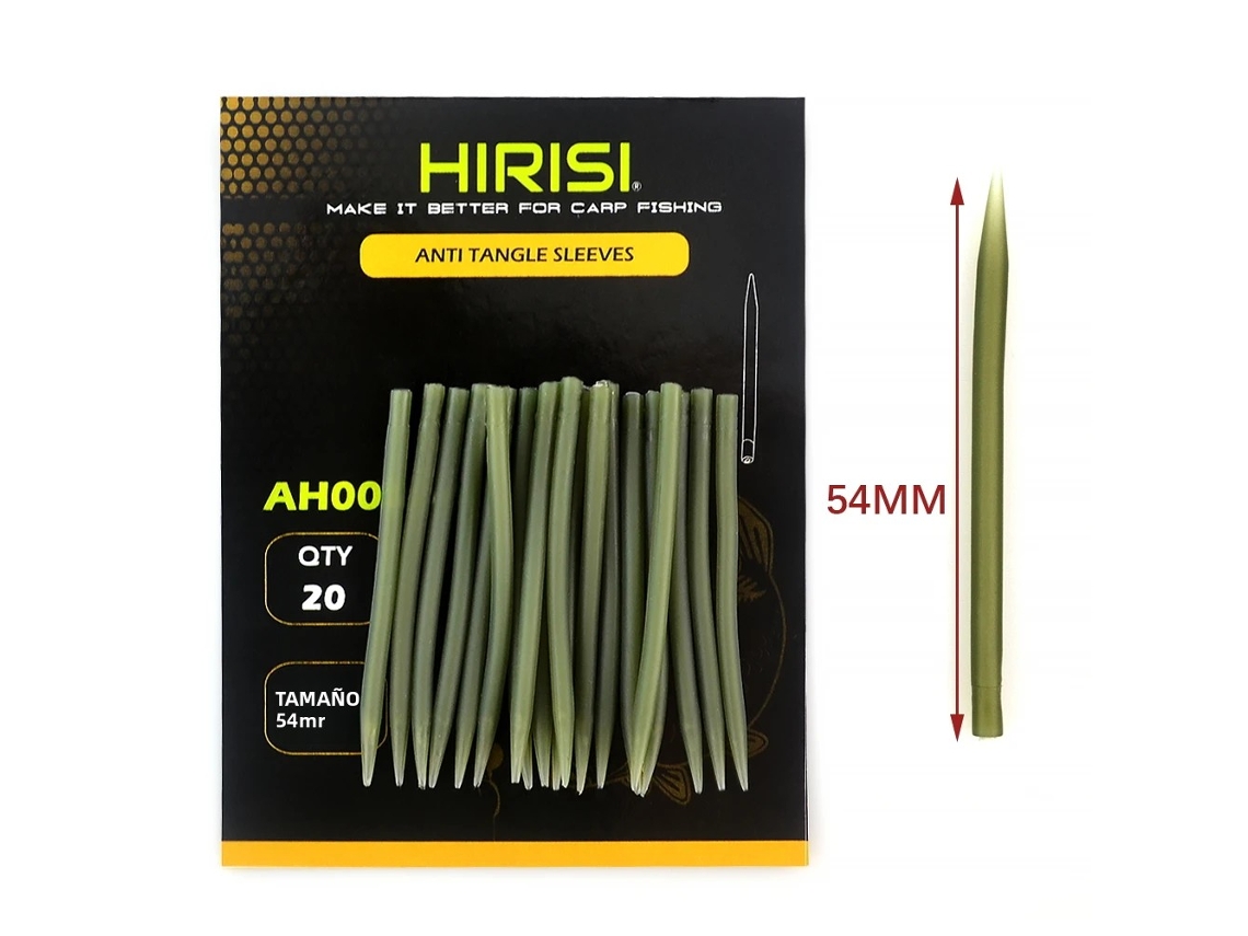 Arandelas antiaflojamiento, paquete de 20, aptas para puntas de anzuelo de pesca de carpa. Mdug (54 mm)