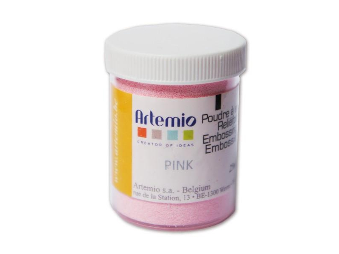 Polvo de relieve rosa
