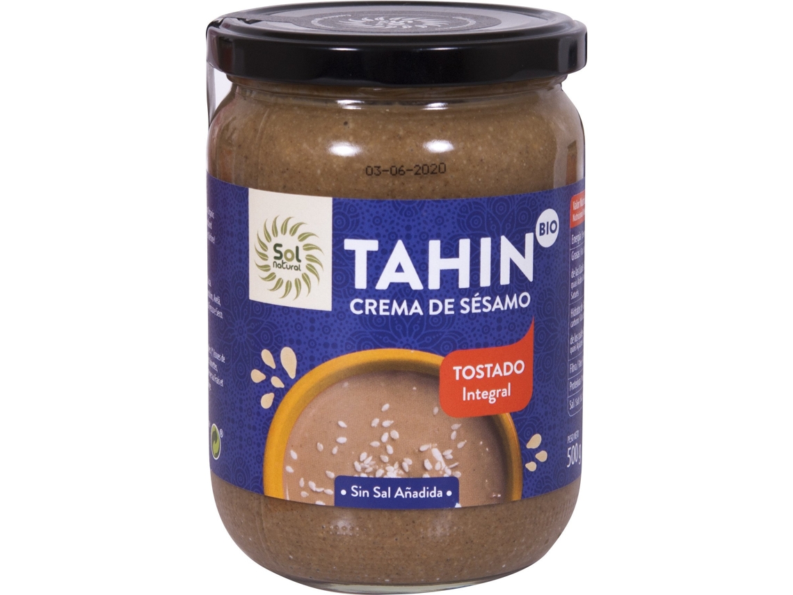 Suplemento Alimentar SOLNATURAL Tahin Tostadoande Bio (500 Gr)
