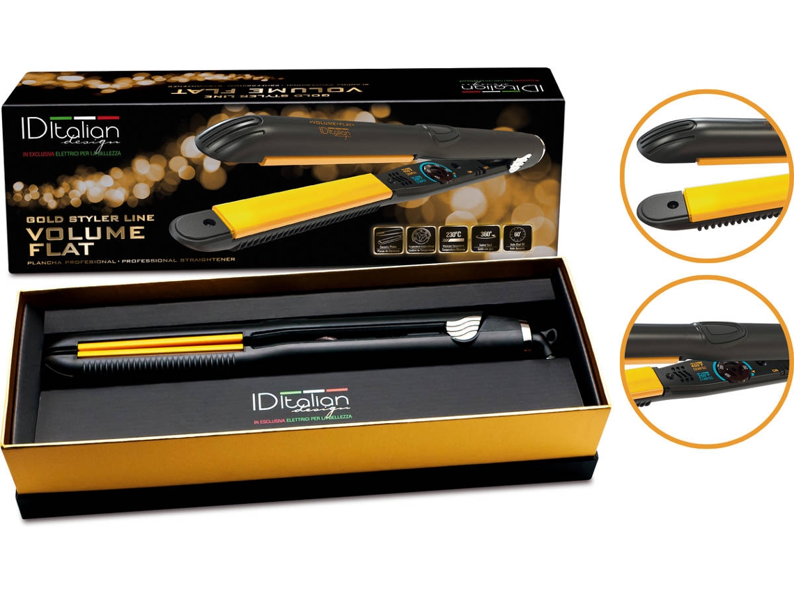 Plancha de Pelo POSTQUAM Gold Flat (120ºC-230ºC)