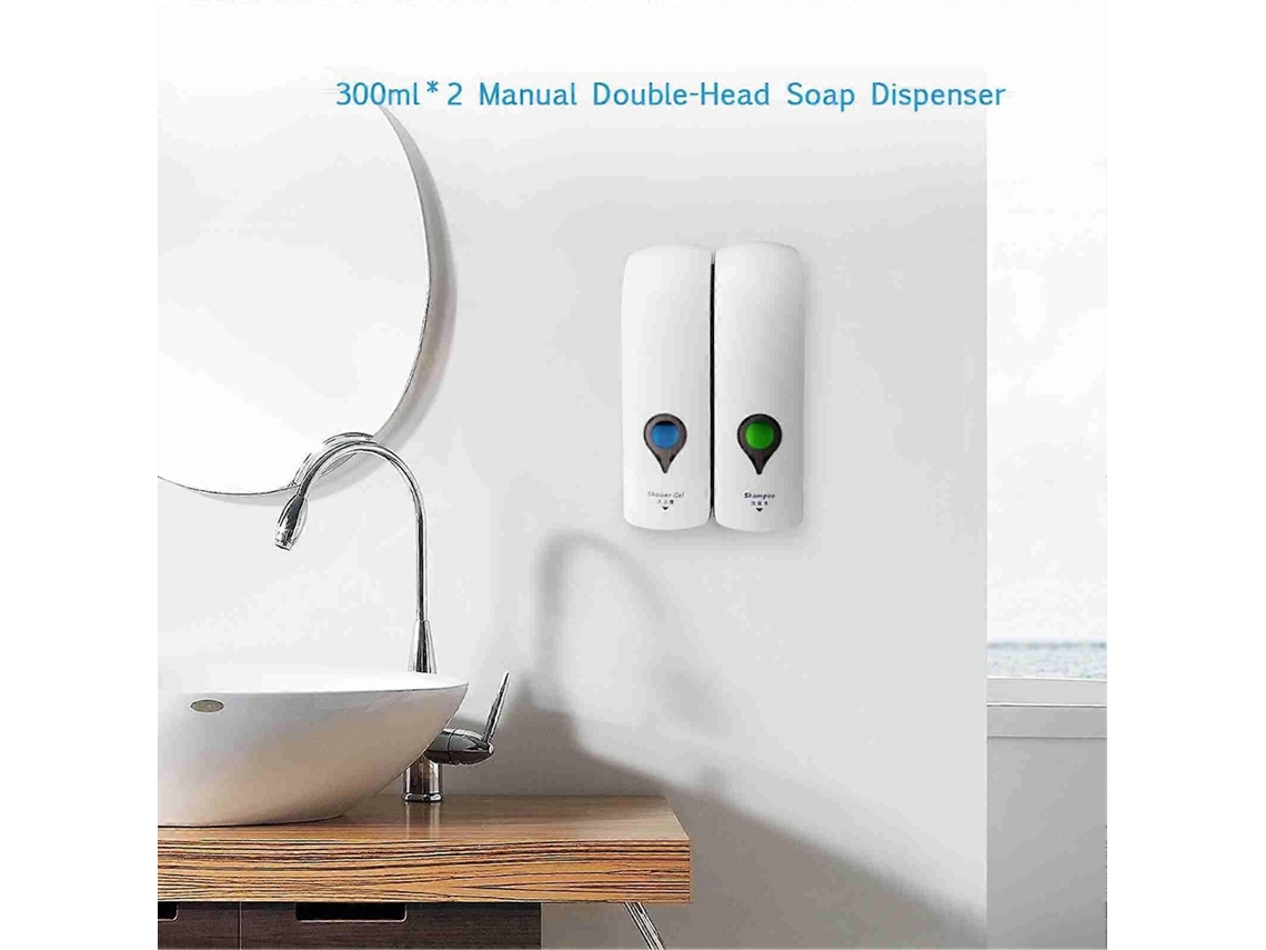 Dispensador de jabón manual de pared Rosewell para baño, cocina y hotel