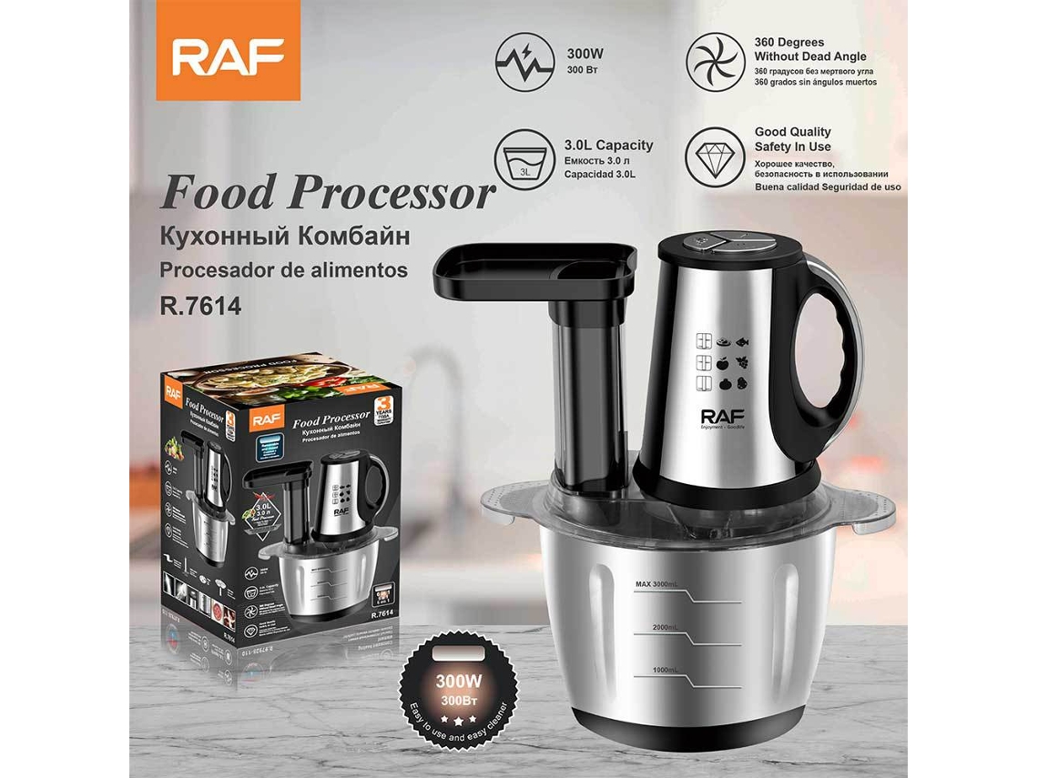 Picadora de carne Euromeat 3L, cortadora de verduras para el hogar, prensa, rebana y mezcla, máquina de cocina, picadora de carne multifuncional Mdug