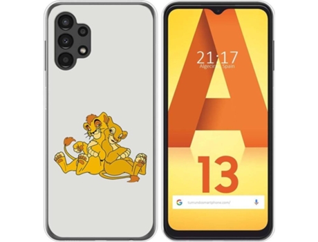 Carcasa para Samsung Galaxy A13 4G TUMUNDOSMARTPHONE Dibujos Leones Multicolor