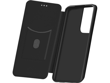 Carcasa Samsung Galaxy S21 Ultra AVIZAR Cartera Carbono Negro