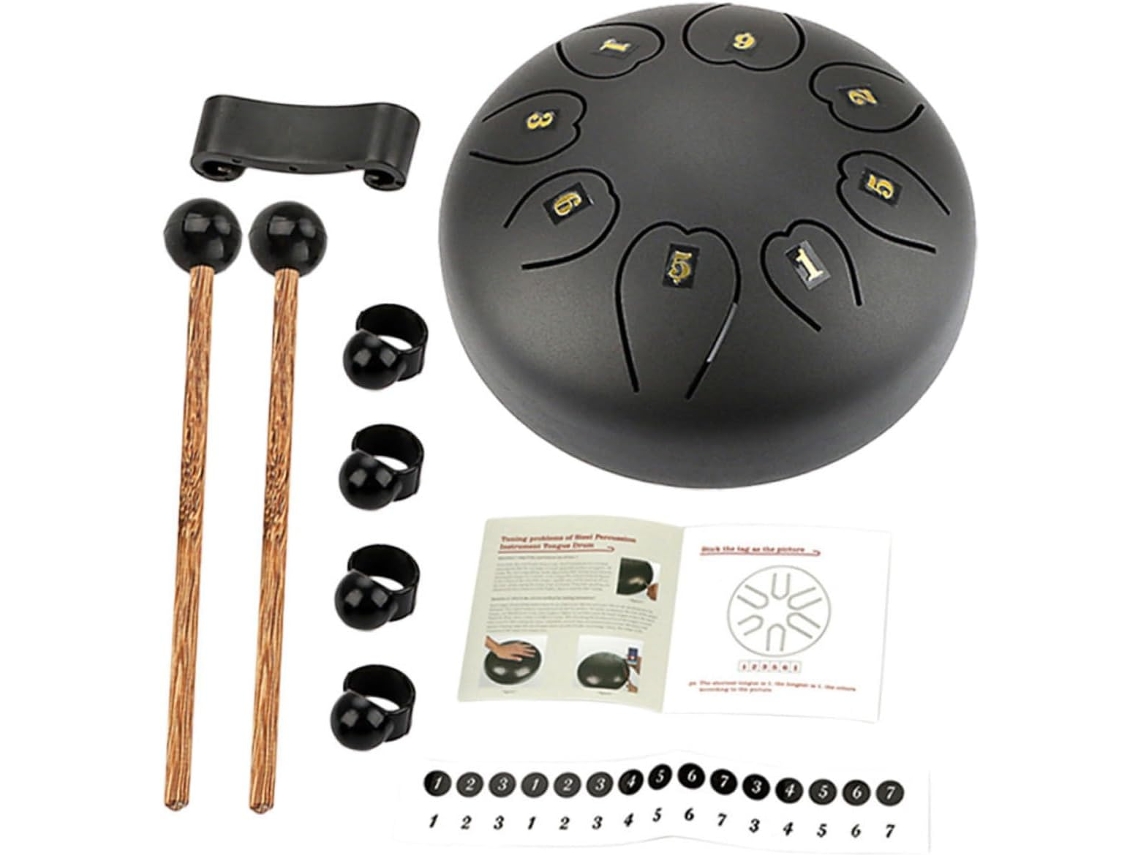 Tambor De Lengüetas Metálico, Instrumento De Percusión Manual Para Principiantes Y Aficionados.