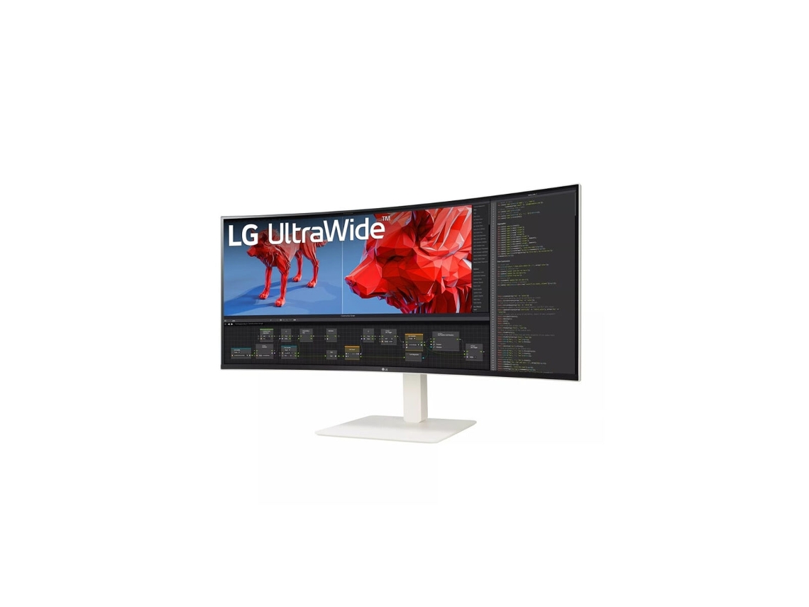 Monitor LG 38WR85QC-W (Blanco - IPS - LCD - Flicker free - WQHD+ - UltraWide Quad HD - 38" - 1 ms)