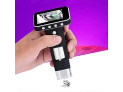 Microscopio digital portátil inalámbrico inteligente DM1 de 3,5 pulgadas con aumento de 500x y alta definición. Microscopio portátil para niños sin soporte.