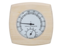 Termohigrómetro De Madera Para Sauna.