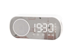 Reloj Despertador Digital Led Con Radio Fm Y Altavoz Bluetooth.