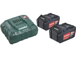 Conjunto Cargador y 2 Baterías METABO 2 x 5,2 Ah