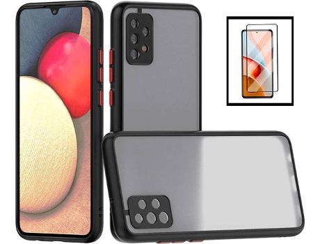 Carcasa + Protector Samsung Galaxy A52 PHONECARE Anti Choque Negro