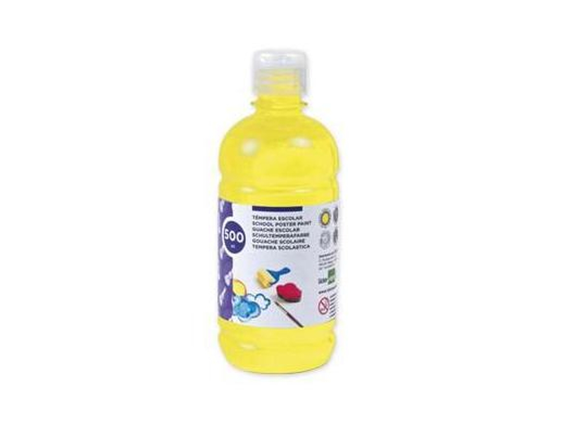 Guache Escolar Liderpapel 500 Ml Amarelo Primario