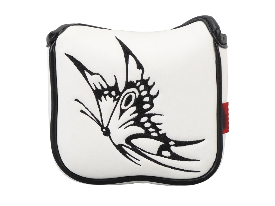 Estuche Para Putter Con Carcasa De Pu, Forro Suave, Bordado Delicado Y Protector Blanco.