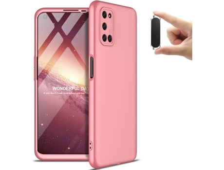 Carcasa y Soporte Oppo A53 Slim armor 360º Rosa