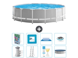 Intex Piscina Prism Frame Redonda - 457x122 Cm - 9-peças S674