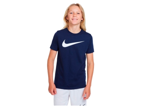 Camiseta de Niño para Fútbol NIKE Dri Fit Park Azul (7/8 Años)