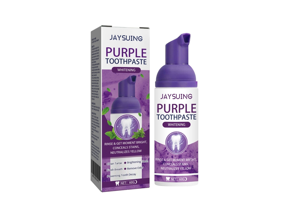 Pasta dental Colgate Purple Brightening Mousse