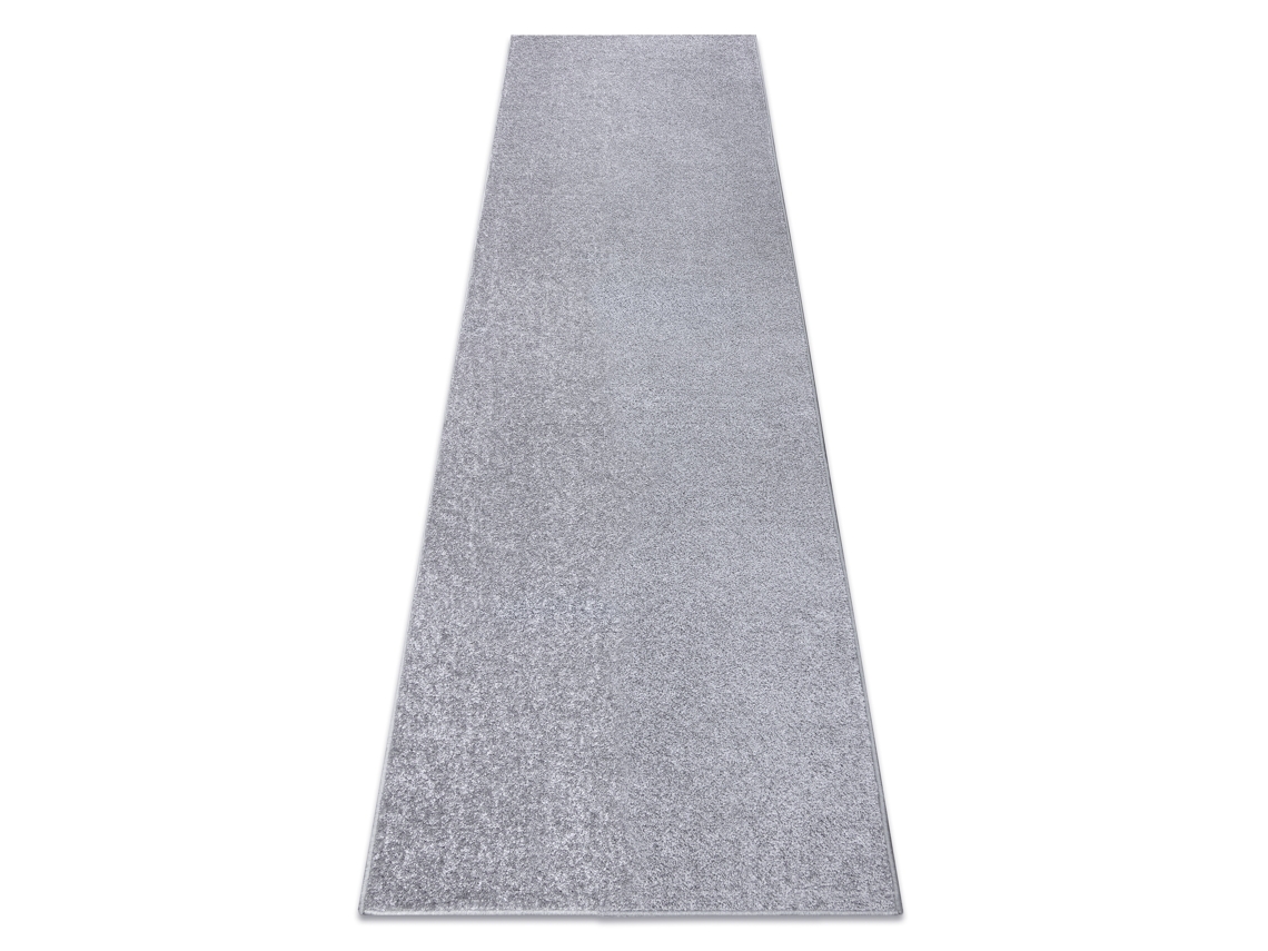 Alfombra de Pasillo Santa Fe Plata 92 Llanura Color Sólido (120 x 450 cm)