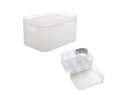 Organizador de maquillaje acrílico para cosméticos transparente (24x17x16cm) Kofihety