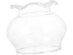 Juego De 2 Pantallas De Vidrio Sencillas Para Lámparas De Aceite - Accesorio Para Manualidades