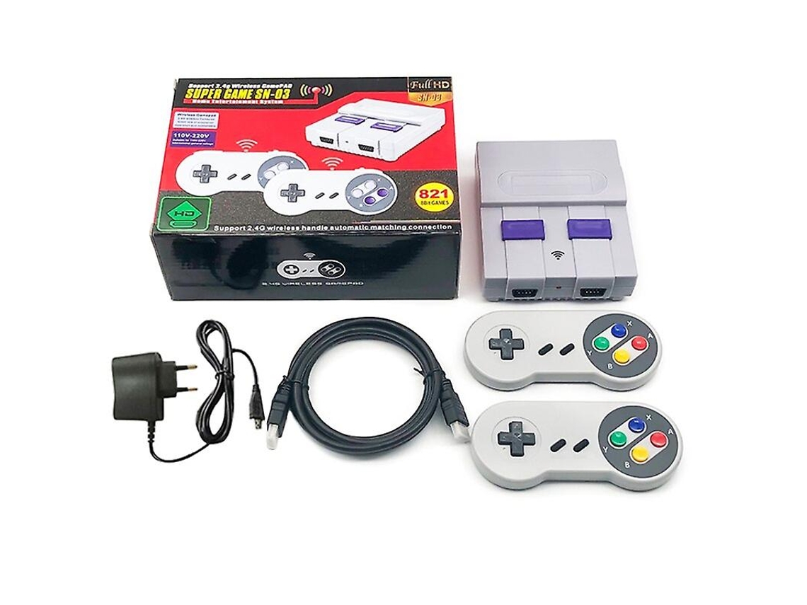 Consola De Videojuegos Retro Incorporada 821/1080 Juegos Con Controlador De Gamepad Inalámbrico Compatible Con Hdmi Para Regalo Para Niños